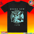 Fight Off Your Demons Brand New Foyd Flower Skull T-shirt