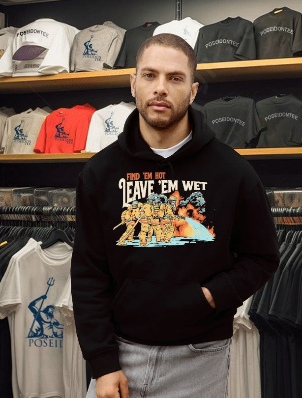 Find ‘Em Hot, Leave ‘Em Wet Skeleton T-shirt