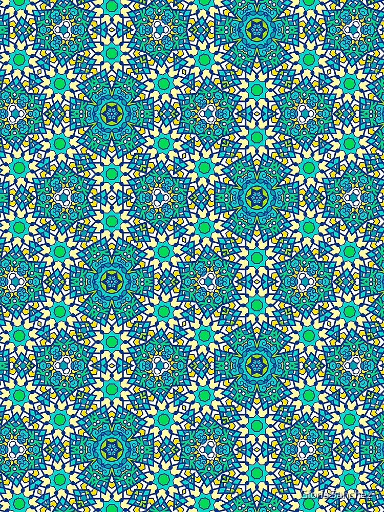 GREEN ABSTRACT PATTERN by GloriaSanchez