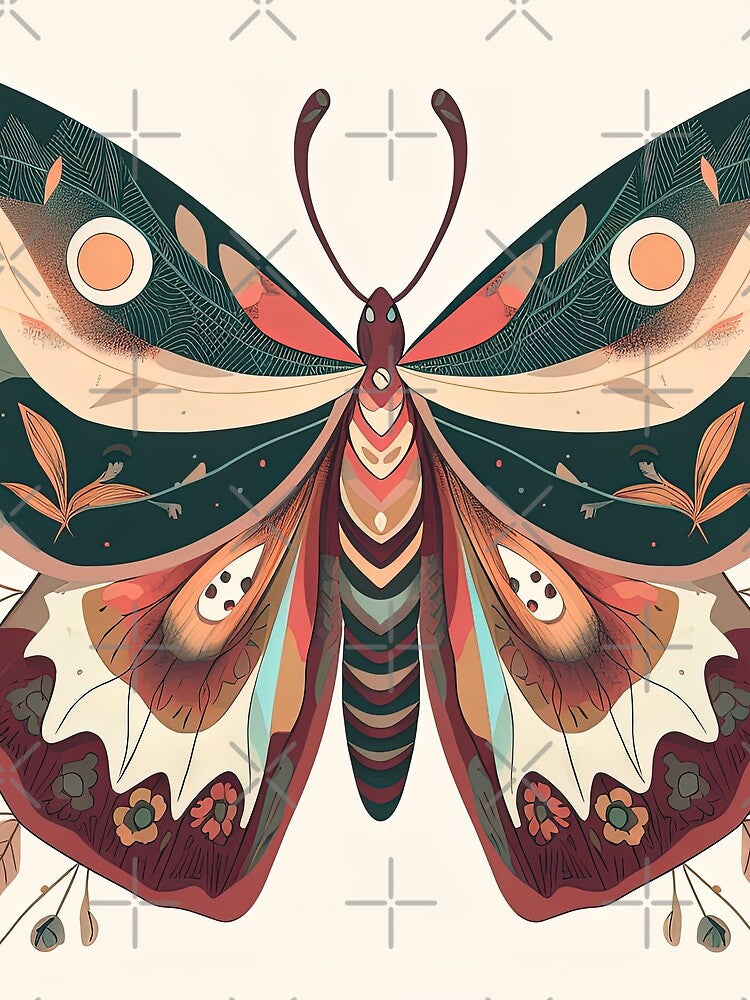 Moth Illustration by Juliascutecornr