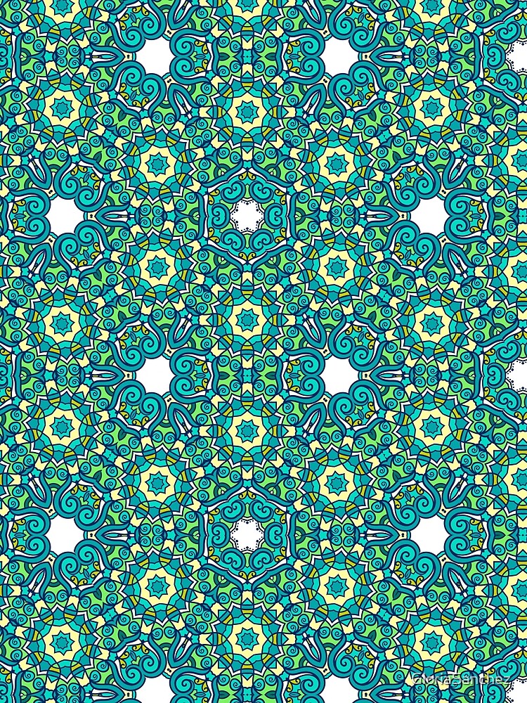 ABSTRACT FLORAL PATTERN by GloriaSanchez