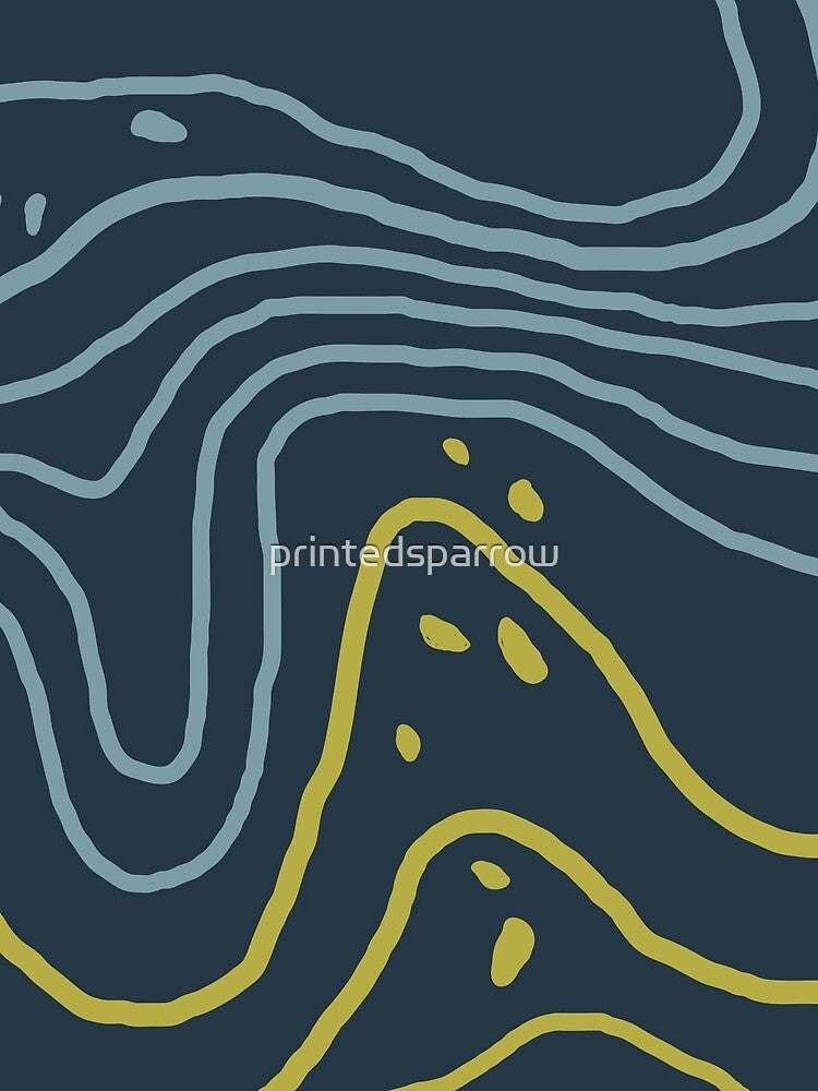 Mountain Contour II by printedsparrow