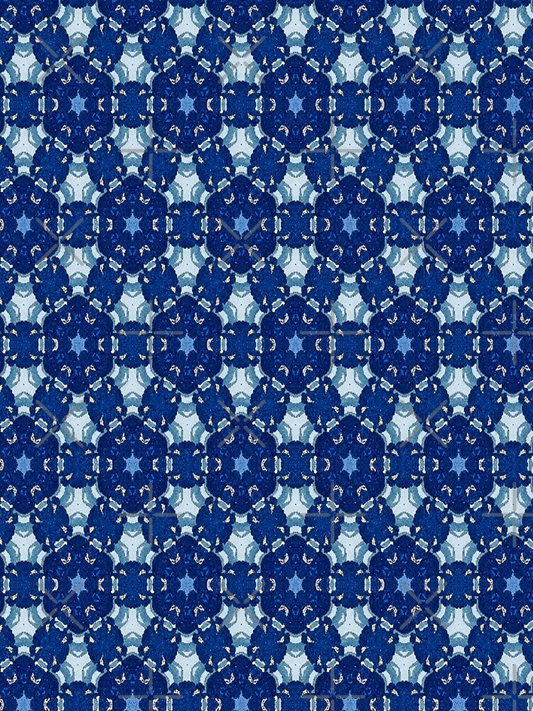 Asanoha Japanese pattern Modern Abstract No3 by dreamofdenim