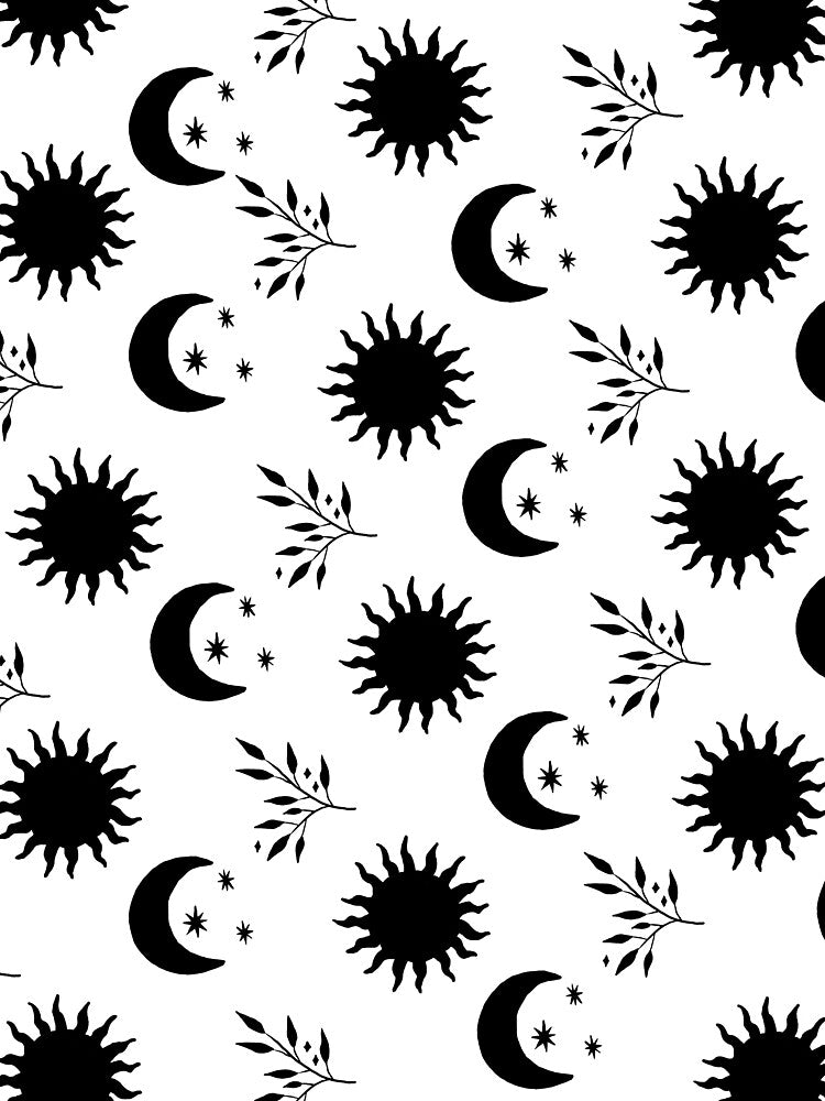 Celestial Sun And Moon Pattern by LunarAndSoul