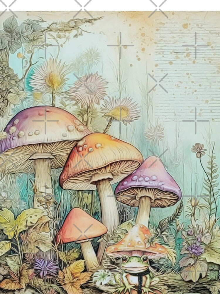 Pastel Mushrooms by HappyLifeCreate