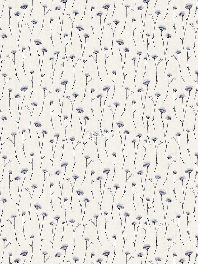 Natural neutrals wildflowers. Botanical watercolor flowers. Kids Linen flowers.  Design #1157. by arsiart