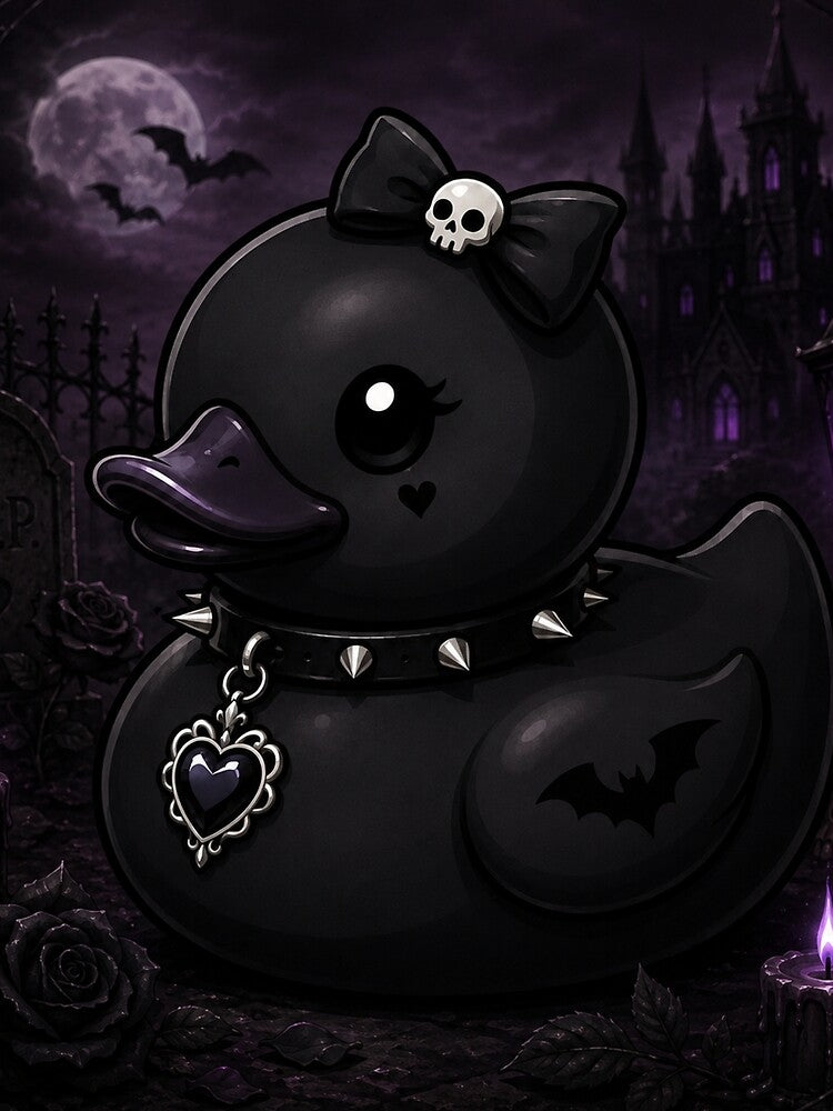 Gothic Rubber Duck by Thor-stone
