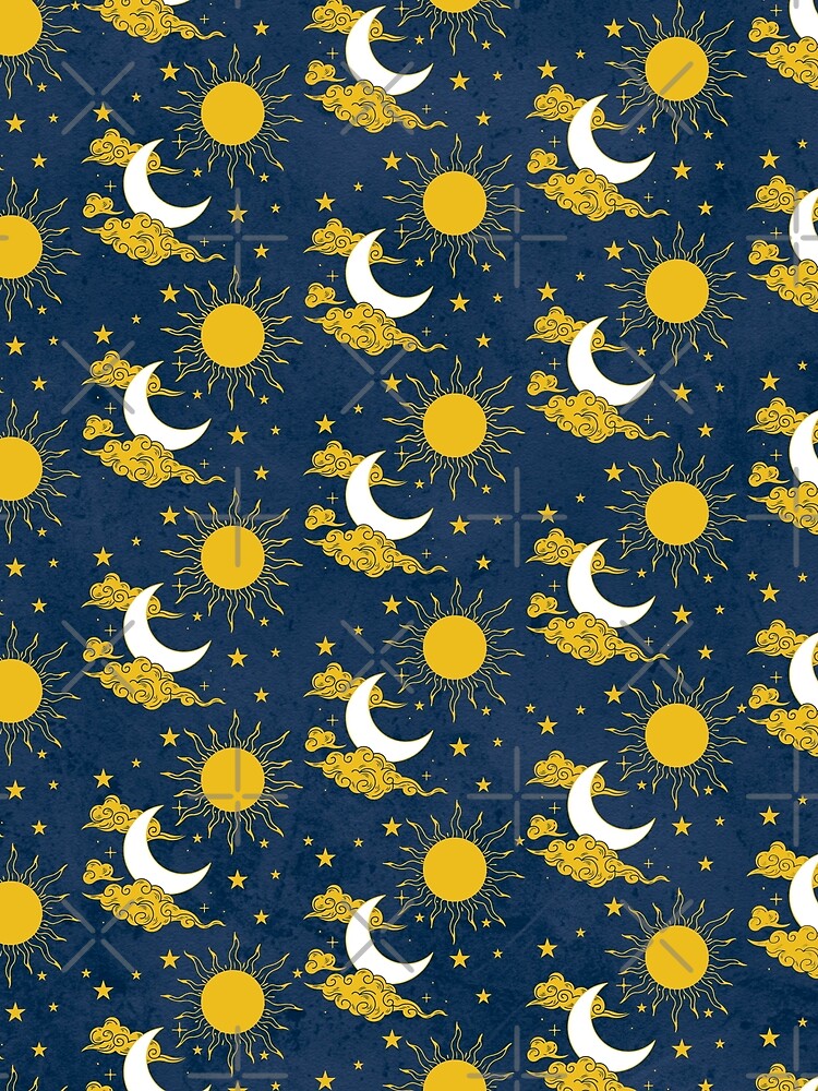 sun moon and stars pattern by J-Creative-