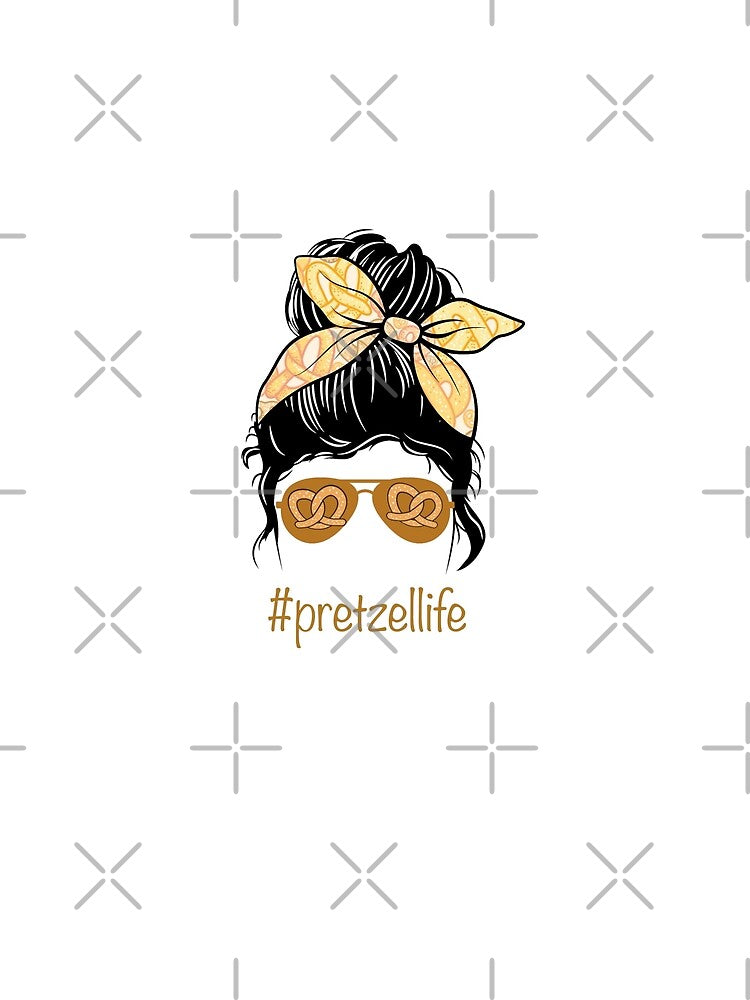Pretzel Life Messy Bun by ItsaMomThingLLC