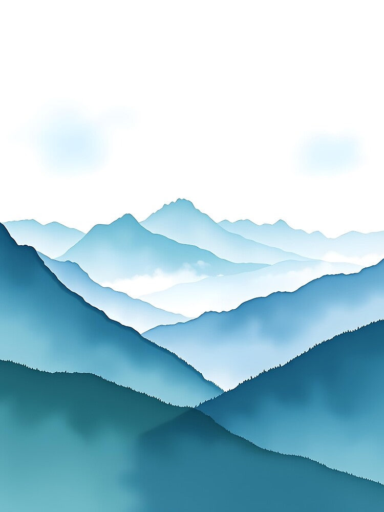 Abstract mountain range by Rocklights