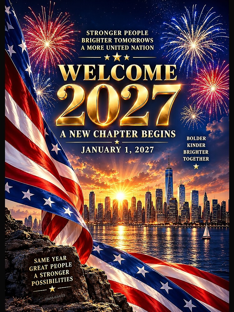 WELCOME 2027 - HAPPY NEW YEAR by DBM Photo Art 1