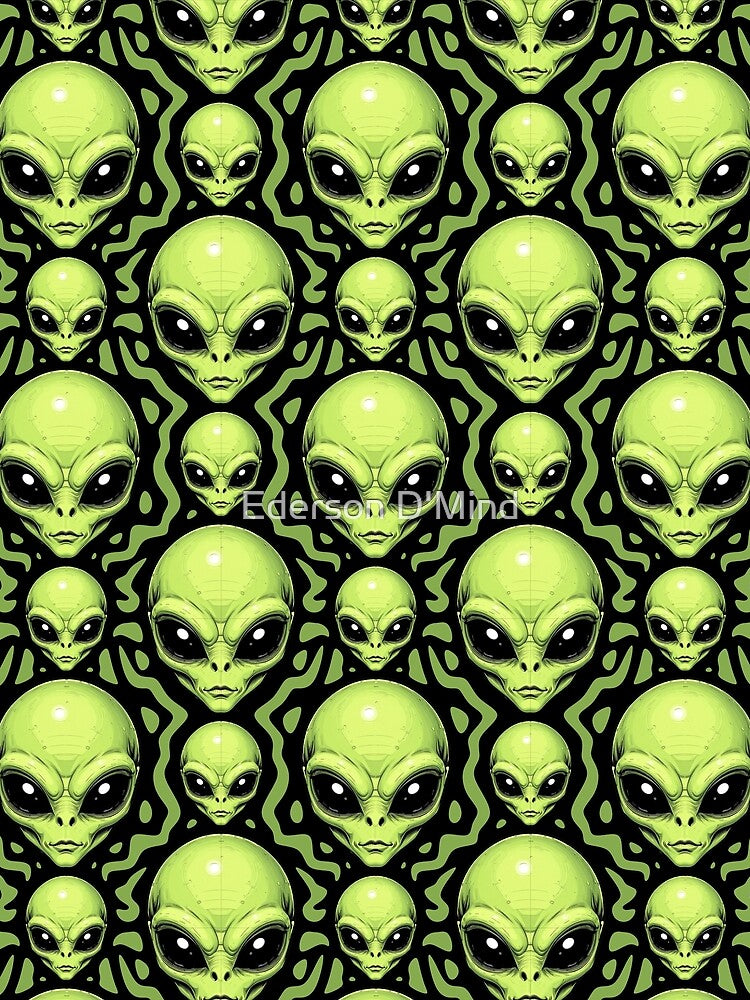 Green Alien - Pattern by Ederson D'Mind