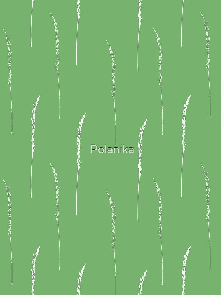 Green summer wildflowers by Polanika