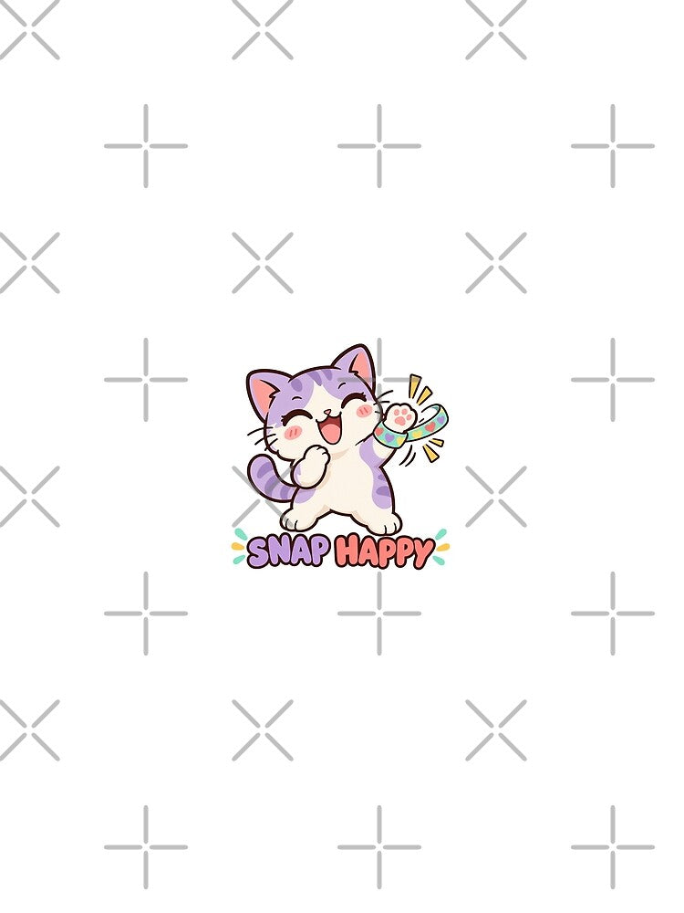 Cute Cat Slap Bracelet 90s Kawaii Nostalgia by DmaarGroup