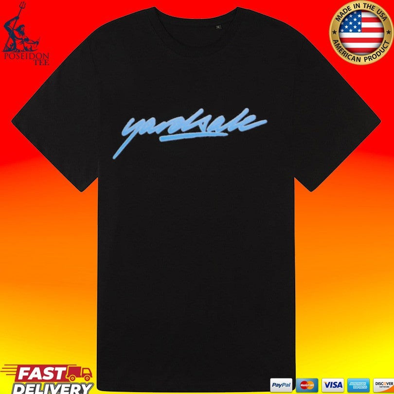 Flatspot Yardsale Script Sludge T-shirt