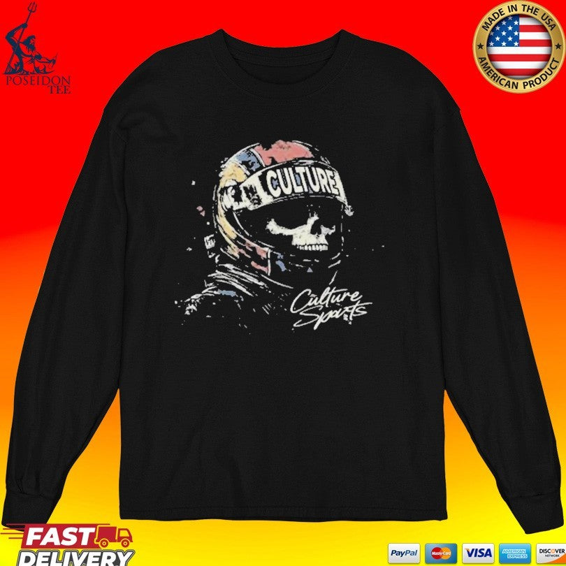 For The Culture Culture Sports Racer Skull T-shirt
