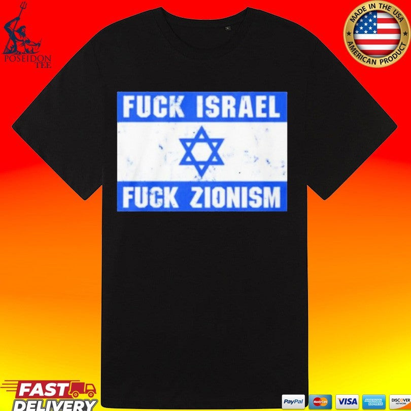 Fuck Israel Fuck Zionism 2024 Vintage T-shirt