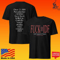 Fuck The Idf Est 1948 Sponsored By Us Taxpayers T-shirt