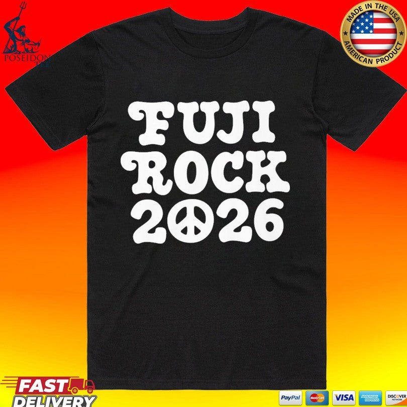 Fuji Rock 2026 Retro Peace Music Festival T-shirt