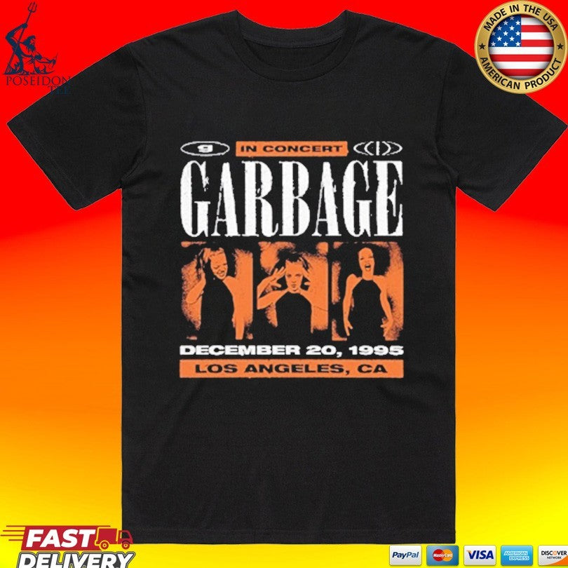 Garbage In Concert December 20, 1995 Los Angeles, Ca T-shirt