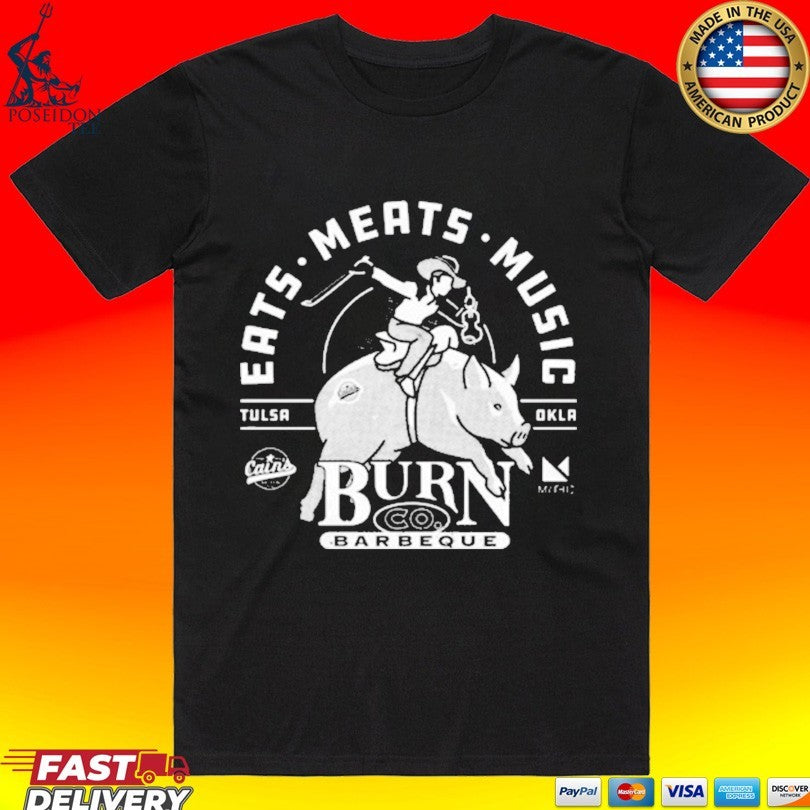 Gary Busey Burnco Eats Meats Music T-shirt