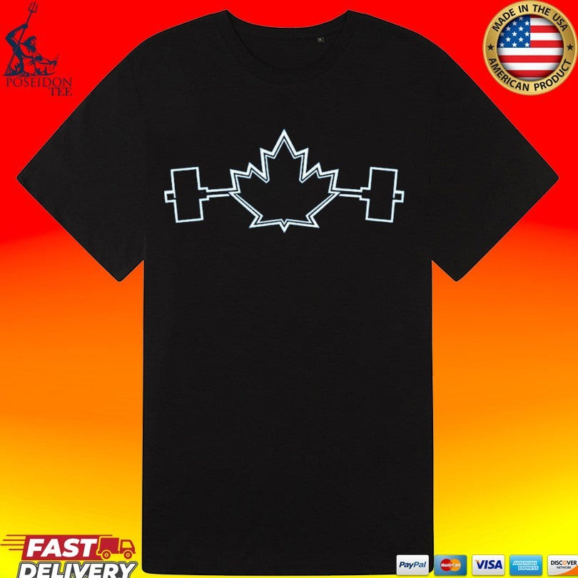 George Springer Maple Leaf Weightlifting T-shirt