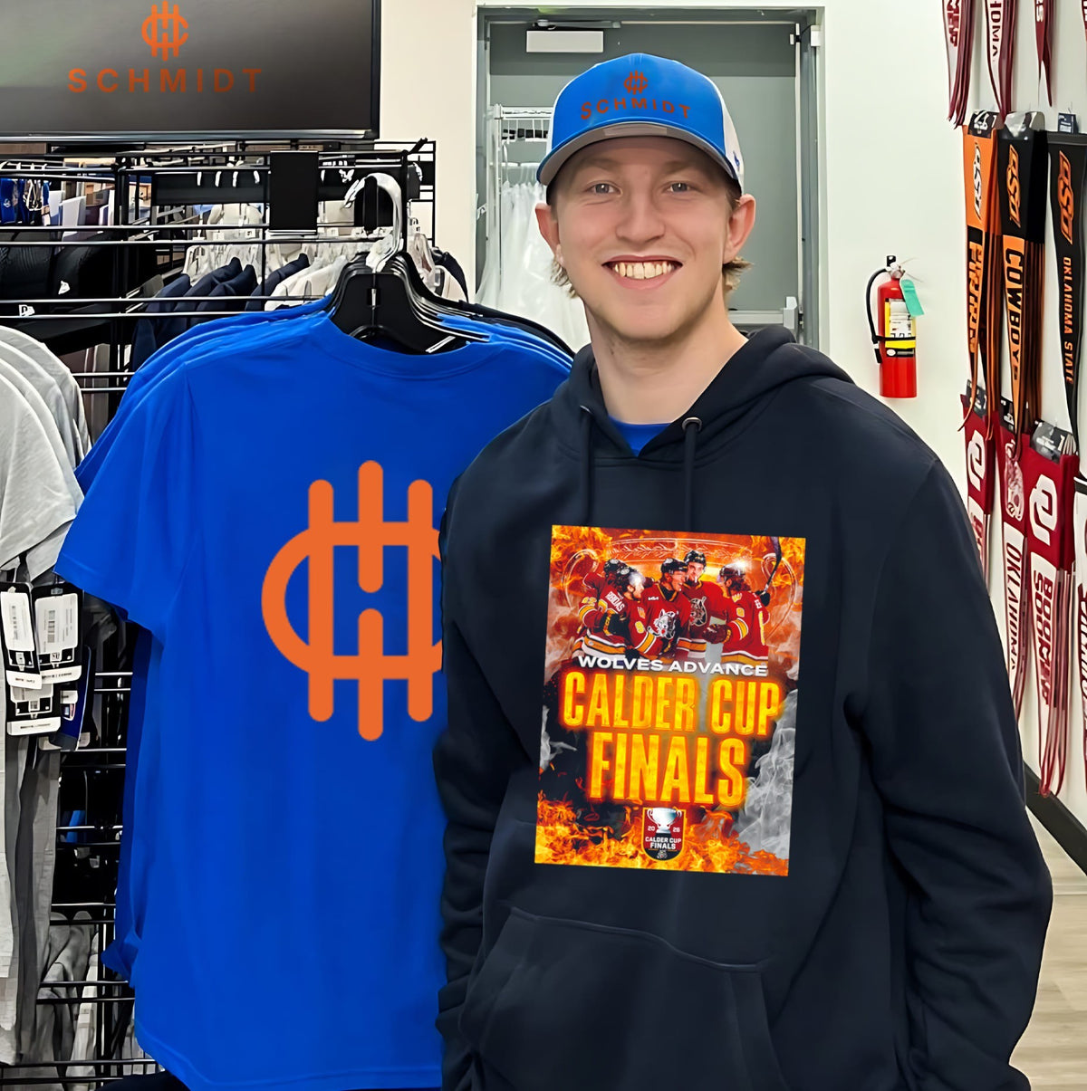 Chicago Wolves 2026 Calder Cup Finals poster shirt