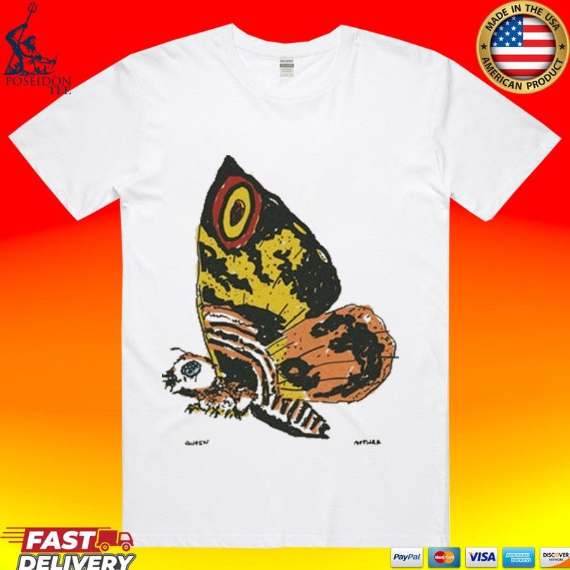 Godzilla Mothra Sketch T-shirt