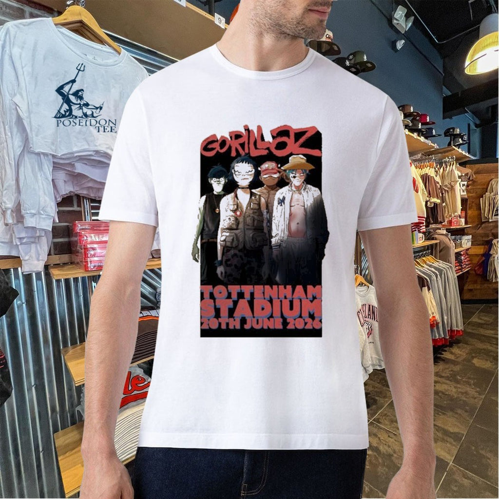 Gorillaz London England 2026 At Tottenham Stadium On 20 June 2026 T-shirt