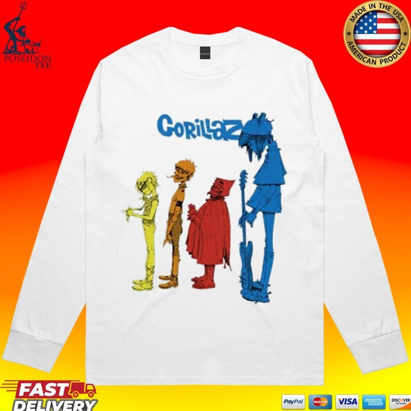 Gorillaz Tottenham Stadium Graphic Art T-shirt