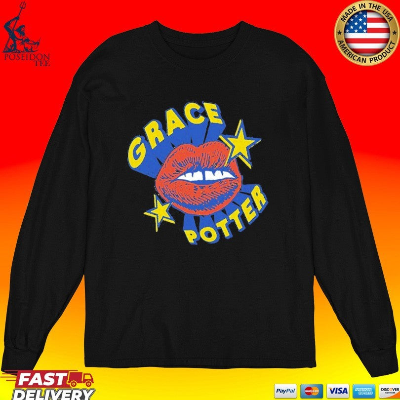 Grace Potter Lips Stars T-shirt