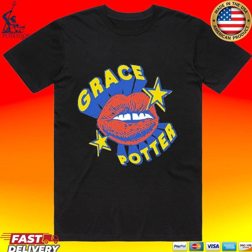 Grace Potter Lips Stars T-shirt