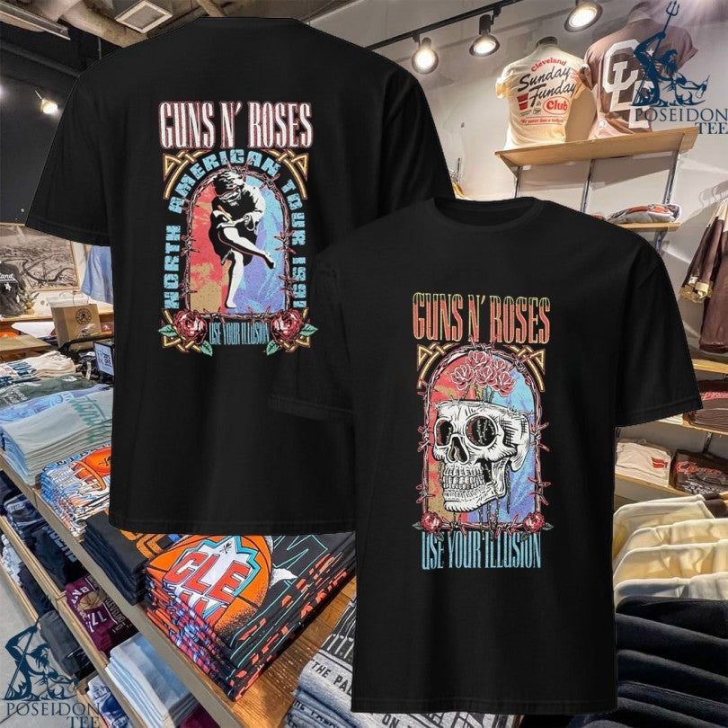 Guns N Roses Use Your Illusion Tour T-shirt
