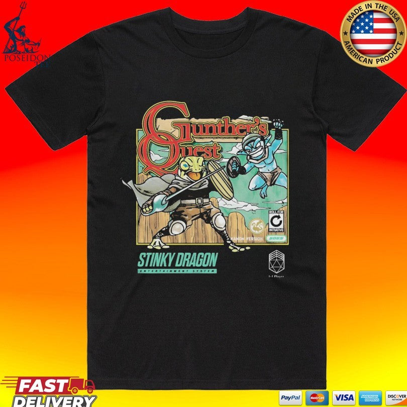 Gunther’s Quest Stinky Dragon T-shirt