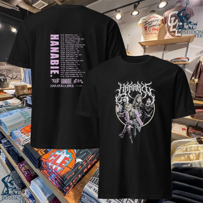 Hanabie 2026 Hb Band Tour T-shirt