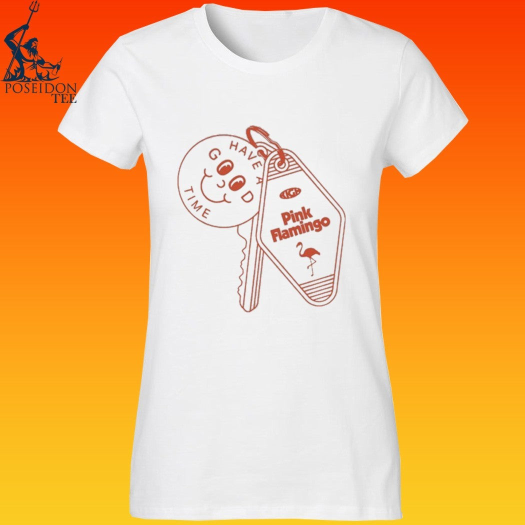 Have A Good Time Pink Flamingo T-shirt