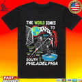 Heavyslime The World Comes To 2026 South Philadelphia Grim Reaper T-shirt