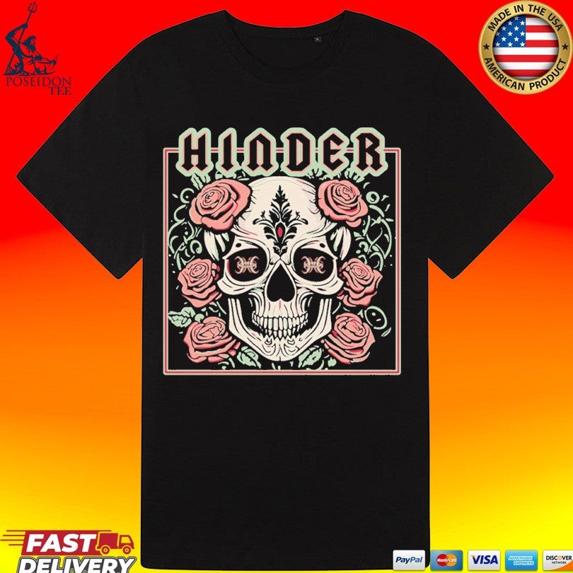 Hinder Pastel Skull T-shirt