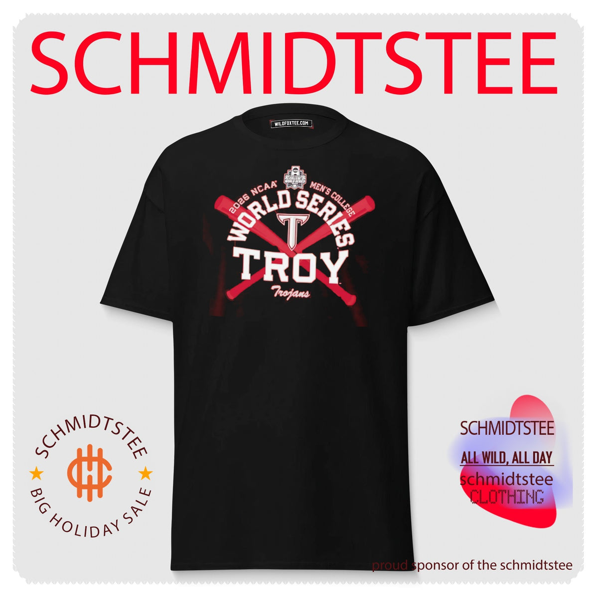 Troy Trojans 2026 NCAA Men’s College World Series shirt