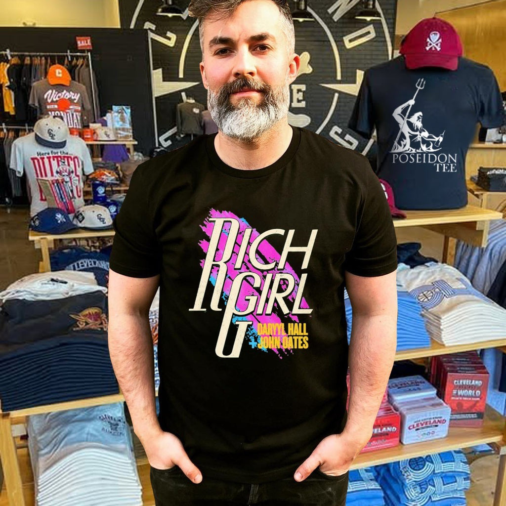 Hughie Campbell The Boys Rich Girl Daryl Hall John Oates T-shirt