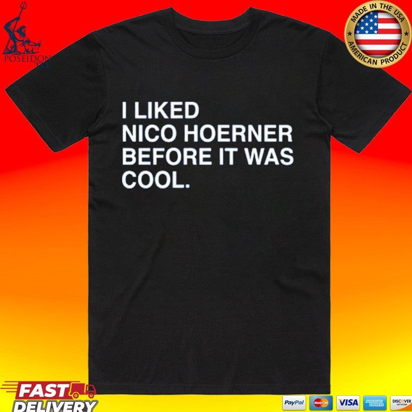 I Liked Nico Hoerner Before It Was Cool T-shirt