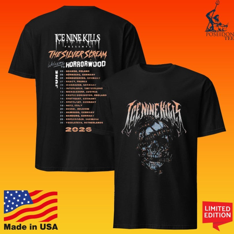 Ice Nine Kills The Silver Scream Itin Horrorwood T-shirt
