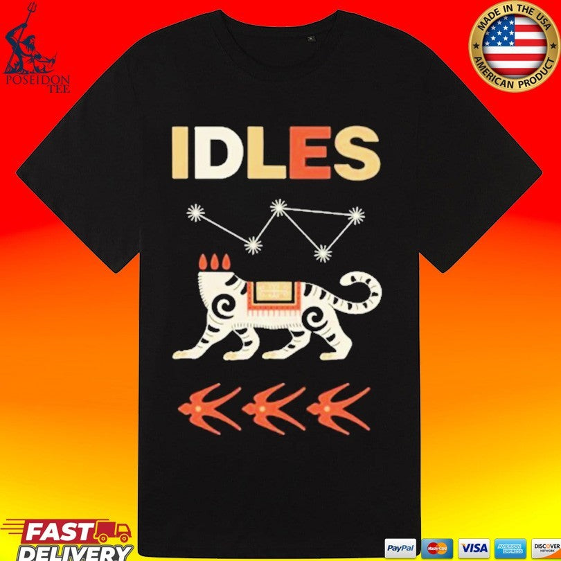Idles Band 2026 Summer Tour Feline T-shirt