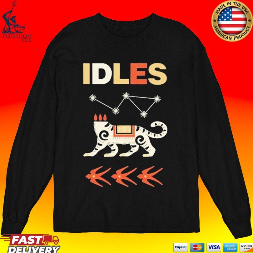 Idles Band 2026 Summer Tour Feline T-shirt