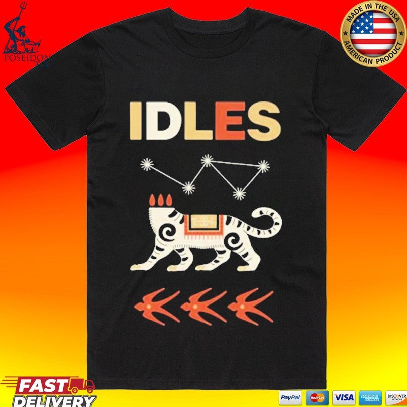 Idles Band 2026 Summer Tour Feline T-shirt