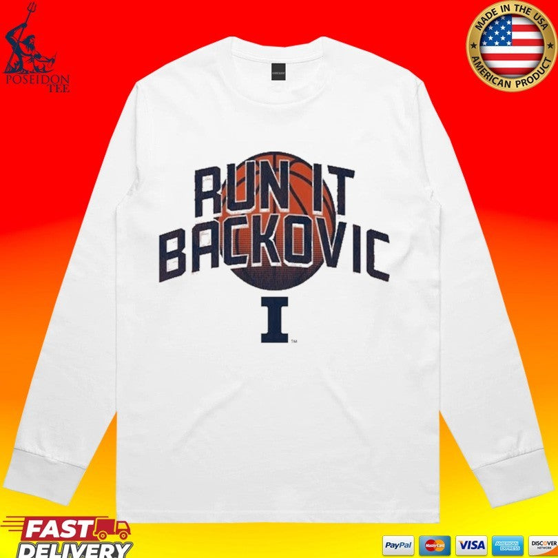 Illinois Basketball Run It Backovic T-shirt
