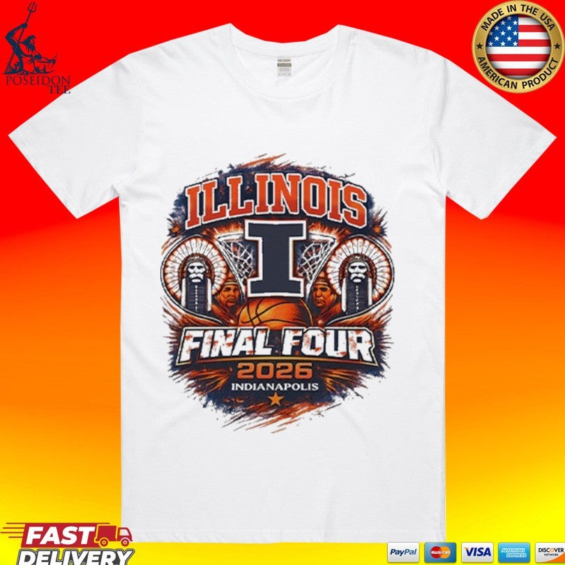 Illinois Final Four 2026 Indianapolis T-shirt