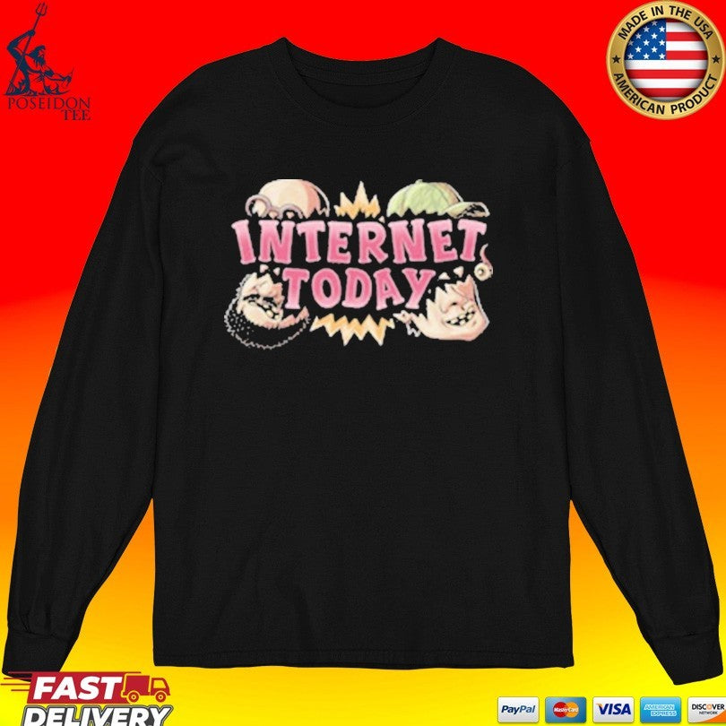 Internet Today Busting Logo T-shirt