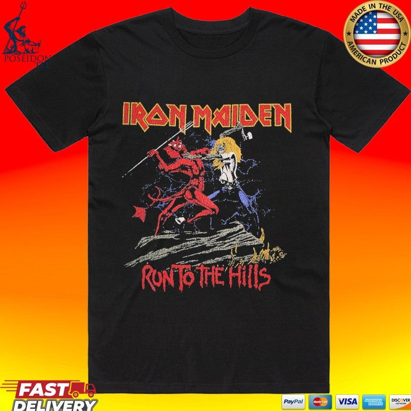 Iron Maiden Run To The Hills T-shirt