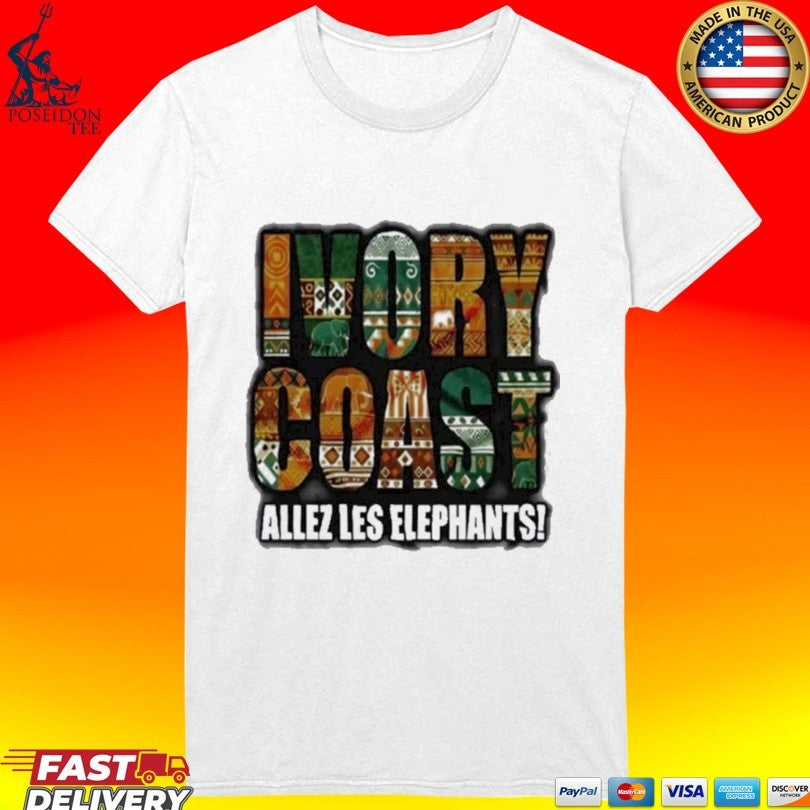 Ivory Coast Allez Les Elephants 2026 World Cup T-shirt